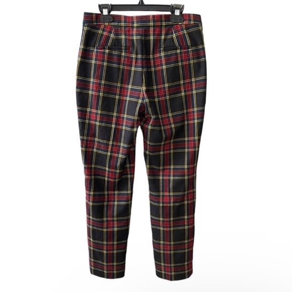 J. Crew Martie Ankle Pants Stewart Plaid Size 0 - Picture 4 of 12